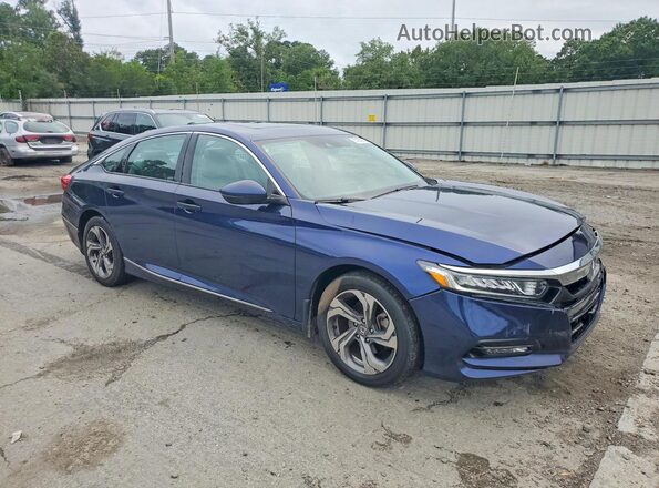 1HGCV1F53LA101878 2020 HONDA ACCORD Blue Front right