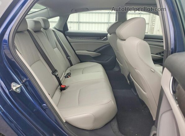 1HGCV1F53LA101878 2020 HONDA ACCORD Blue Rear seats view