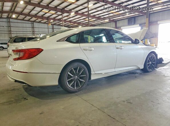 1HGCV1F53MA064977 2021 HONDA ACCORD White უკანა მარჯვენა