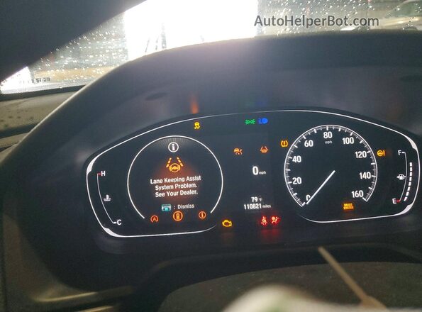 1HGCV1F53MA064977 2021 HONDA ACCORD White ხელსაწყოთა პანელის ხედი