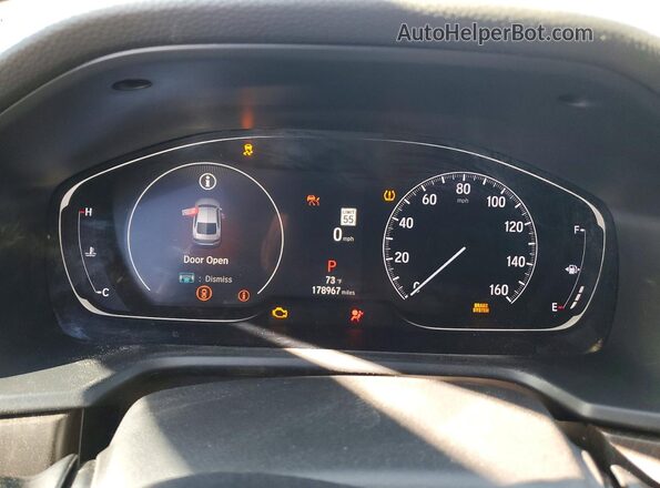 1HGCV1F53MA122280 2021 HONDA ACCORD Gray Սարքավորումների վահանակի տեսք