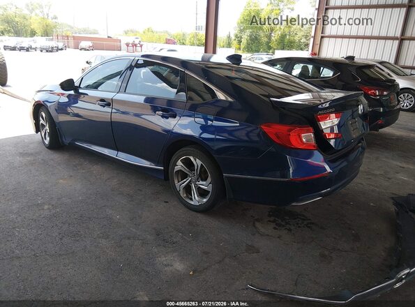 1HGCV1F54JA089866 2018 HONDA ACCORD Синий Задняя левая четверть