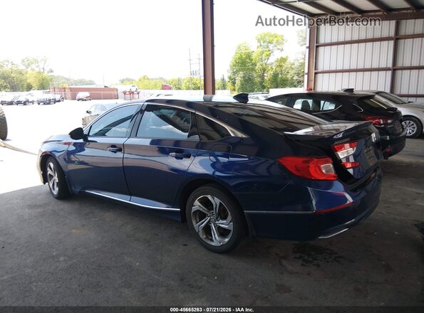 1HGCV1F54JA089866 2018 HONDA ACCORD Синий Панорамный вид салона 360°
