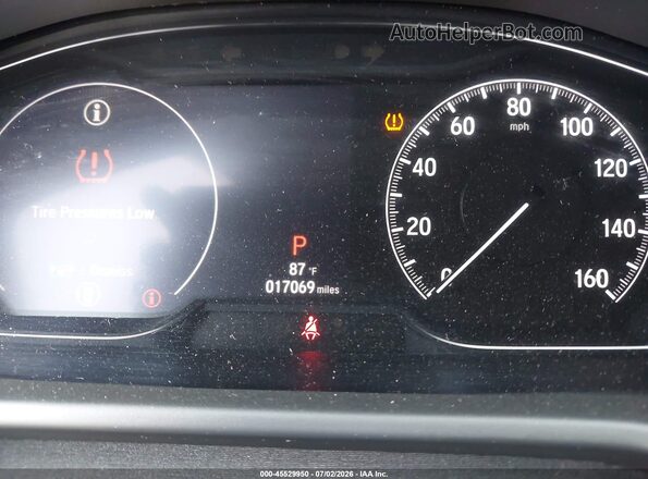 1HGCV1F54KA076200 2019 HONDA ACCORD Silver Հետևի նստատեղերի տեսք