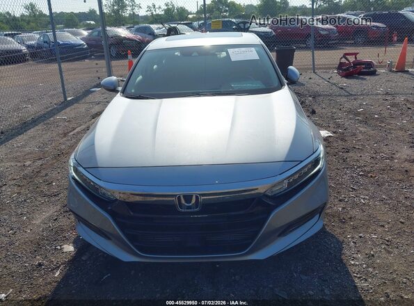 1HGCV1F54KA076200 2019 HONDA ACCORD Silver Սարքավորումների վահանակի տեսք