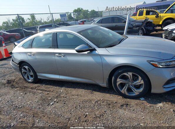 1HGCV1F54KA076200 2019 HONDA ACCORD Silver Սալոնի հետևի տեսք
