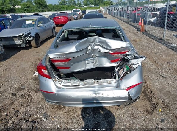 1HGCV1F54KA076200 2019 HONDA ACCORD Silver 