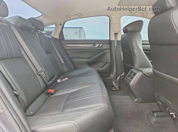 1HGCV1F54LA045305 2020 HONDA ACCORD Gray Rear seats view