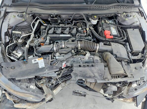 1HGCV1F54LA045305 2020 HONDA ACCORD Gray Rear interior view