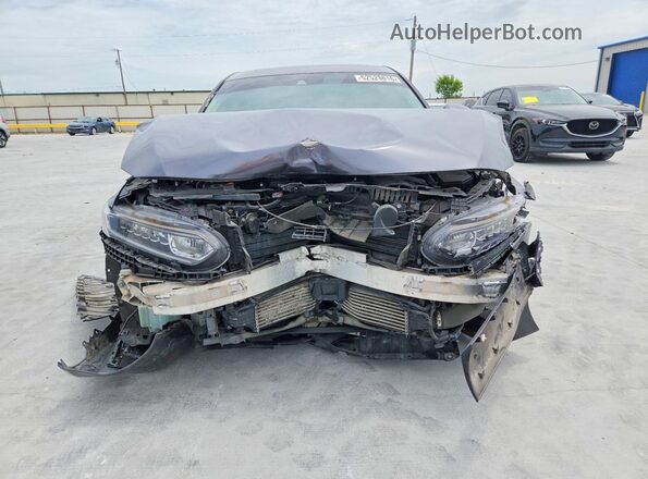 1HGCV1F54LA045305 2020 HONDA ACCORD Gray Front view