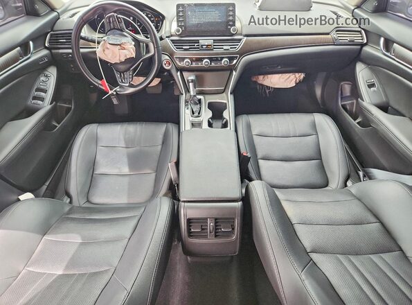 1HGCV1F54LA045305 2020 HONDA ACCORD Gray Dashboard view