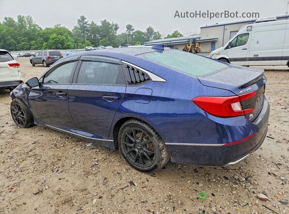 1HGCV1F54LA065103 2020 HONDA ACCORD Blue Հետևի ձախ