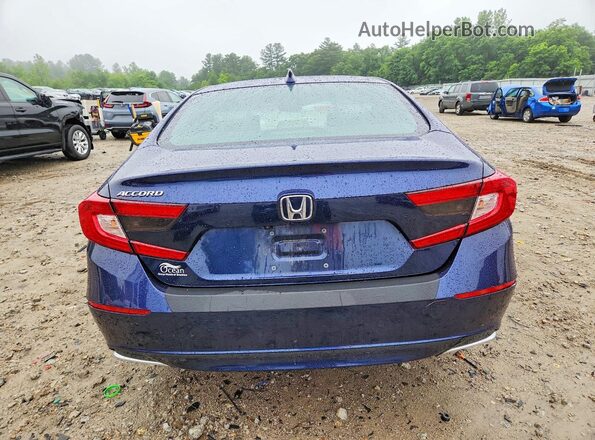 1HGCV1F54LA065103 2020 HONDA ACCORD Blue Հետևի տեսք