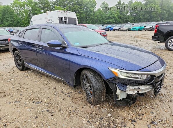 1HGCV1F54LA065103 2020 HONDA ACCORD Blue Առջևի աջ