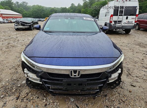 1HGCV1F54LA065103 2020 HONDA ACCORD Blue Դիմացի տեսք