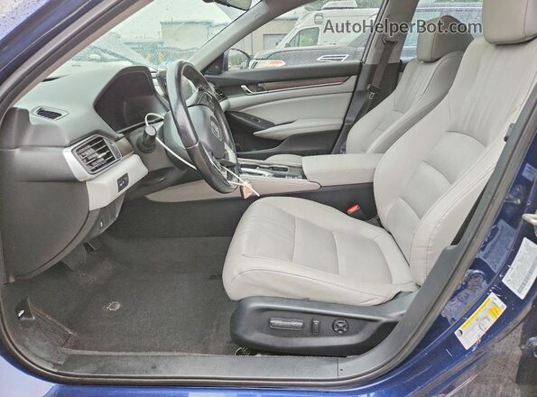1HGCV1F54LA065103 2020 HONDA ACCORD Blue Սալոնի դիմացի տեսք