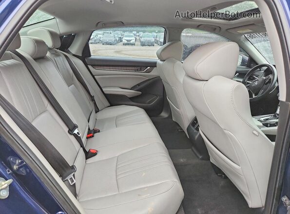 1HGCV1F54LA065103 2020 HONDA ACCORD Blue Հետևի նստատեղերի տեսք