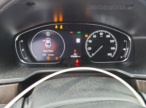 1HGCV1F54LA065103 2020 HONDA ACCORD Blue Սարքավորումների վահանակի տեսք