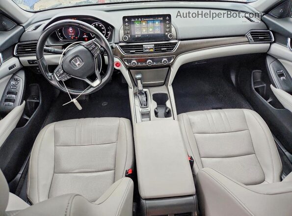 1HGCV1F54LA065103 2020 HONDA ACCORD Blue Առջևի վահանակի տեսք
