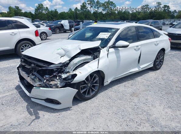 1HGCV1F54MA012077 2021 HONDA ACCORD White Front left