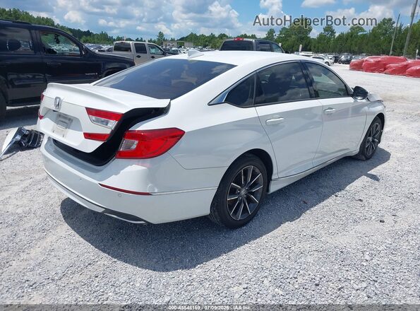 1HGCV1F54MA012077 2021 HONDA ACCORD White Rear right