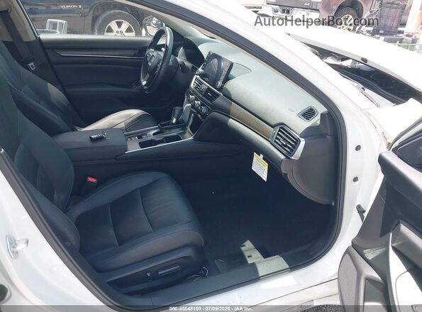 1HGCV1F54MA012077 2021 HONDA ACCORD White Front interior view
