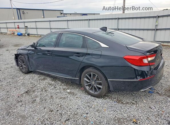 1HGCV1F54MA046553 2021 HONDA ACCORD Black Հետևի ձախ