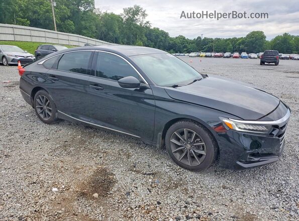 1HGCV1F54MA046553 2021 HONDA ACCORD Black Առջևի աջ