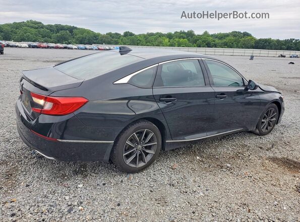 1HGCV1F54MA046553 2021 HONDA ACCORD Black Հետևի աջ