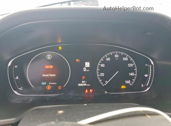 1HGCV1F54MA046553 2021 HONDA ACCORD Black Սարքավորումների վահանակի տեսք