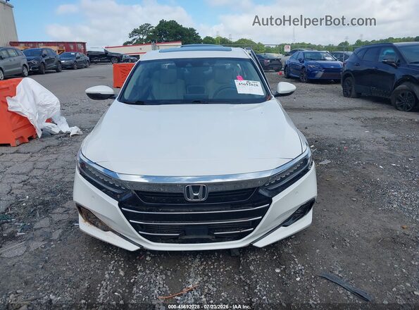 1HGCV1F54MA088012 2021 HONDA ACCORD White Dashboard view