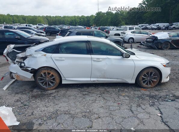 1HGCV1F54MA088012 2021 HONDA ACCORD White Instrument cluster view