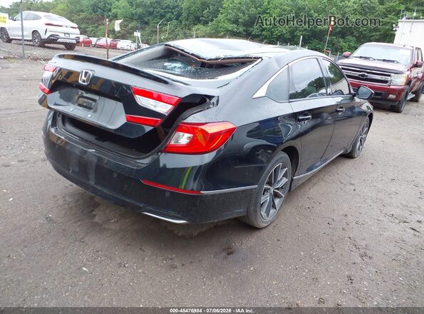 1HGCV1F54MA092268 2021 HONDA ACCORD Black Задня права чверть