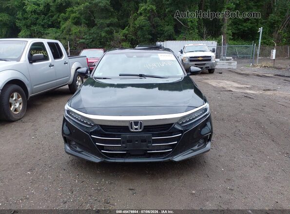 1HGCV1F54MA092268 2021 HONDA ACCORD Black Вид щитка приладів