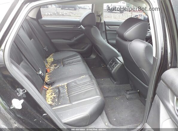 1HGCV1F54MA092268 2021 HONDA ACCORD Black Вид наклейки з VIN-кодом