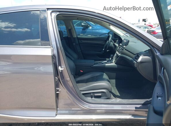 1HGCV1F54MA117072 2021 HONDA ACCORD Gray Front interior view