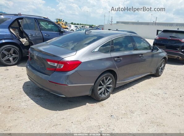 1HGCV1F54MA117072 2021 HONDA ACCORD Gray Rear right
