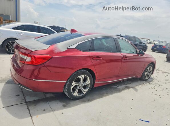 1HGCV1F55KA071247 2019 HONDA ACCORD Red Trasero derecho