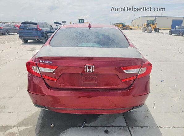1HGCV1F55KA071247 2019 HONDA ACCORD Red Vista trasera
