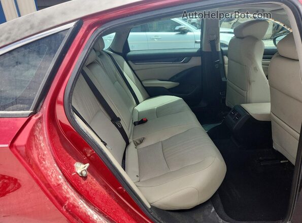 1HGCV1F55KA071247 2019 HONDA ACCORD Red Vista de los asientos traseros