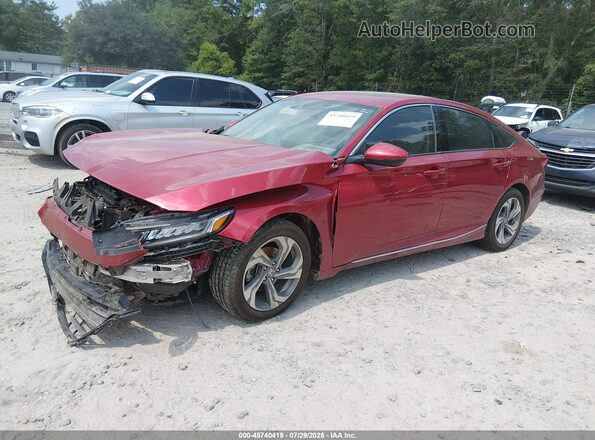 1HGCV1F55LA050125 2020 HONDA ACCORD Red Przód lewy
