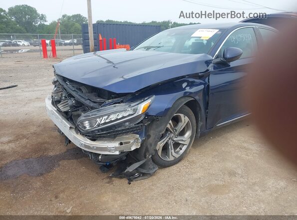 1HGCV1F55LA125356 2020 HONDA ACCORD Blue Widok z przodu