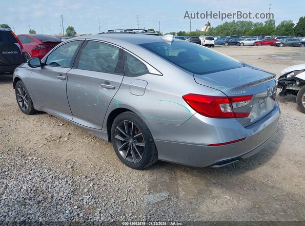 1HGCV1F55MA036954 2021 HONDA ACCORD Silver Rear left
