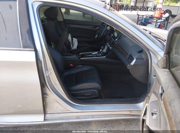 1HGCV1F55MA120532 2021 HONDA ACCORD Gray Սալոնի դիմացի տեսք