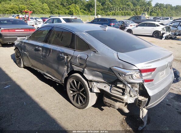 1HGCV1F55MA120532 2021 HONDA ACCORD Gray Հետևի ձախ