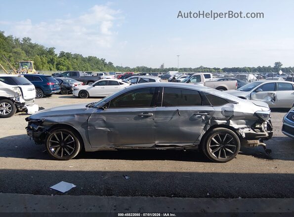 1HGCV1F55MA120532 2021 HONDA ACCORD Gray Սալոնի 360 աստիճան տեսք