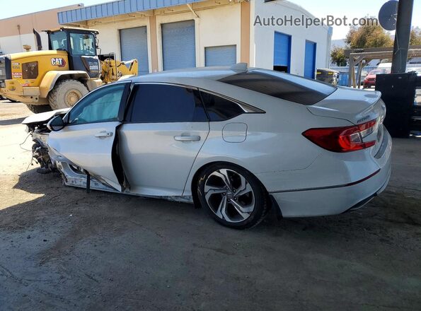 1HGCV1F56JA133883 2018 HONDA ACCORD White Tył lewy