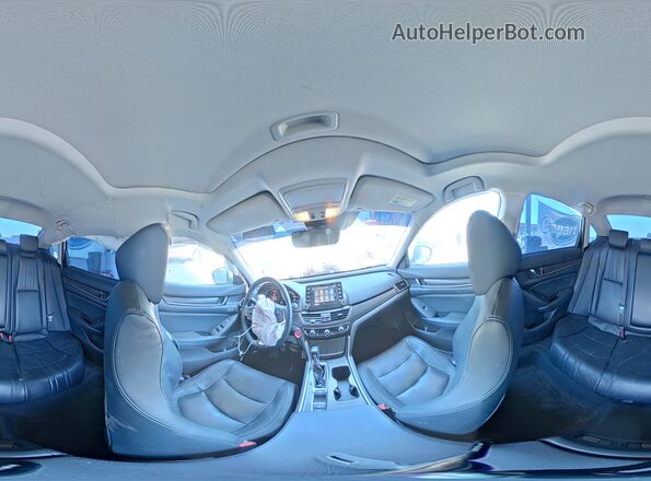 1HGCV1F56JA133883 2018 HONDA ACCORD White Widok wnętrza 360 stopni