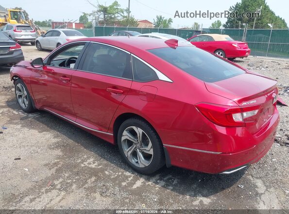 1HGCV1F56JA238472 2018 HONDA ACCORD Burgundy Tył lewy