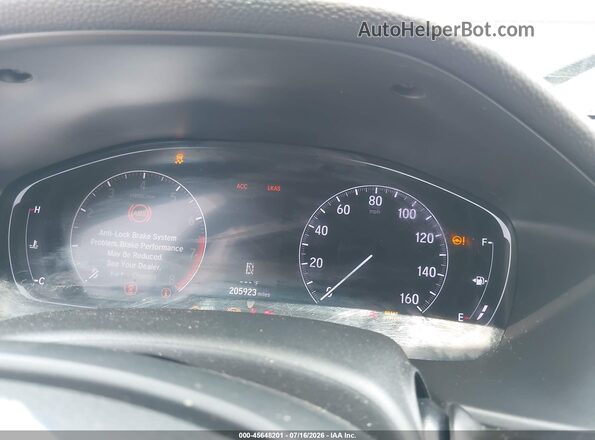 1HGCV1F56JA238472 2018 HONDA ACCORD Burgundy Widok tylnych siedzeń